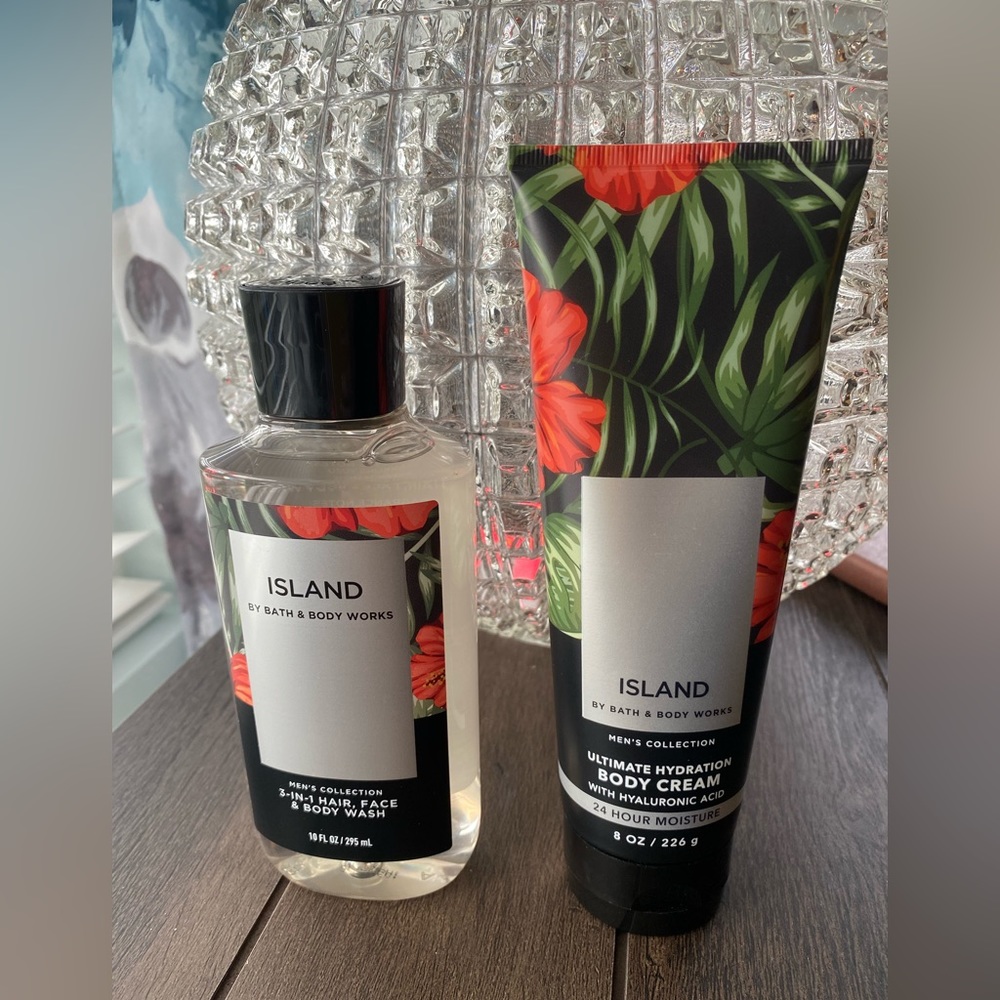 Bath and Body Works ISLAND Men's Collection Lot of 2 New